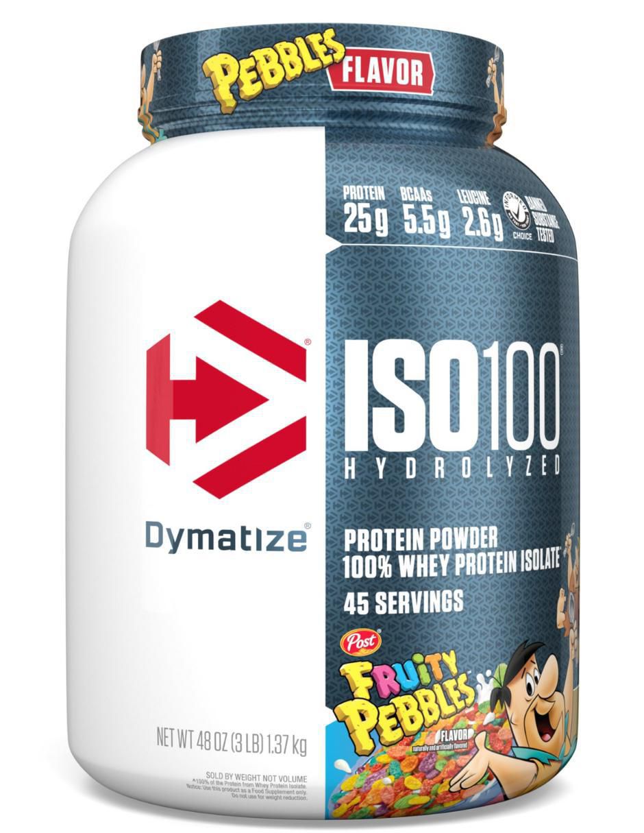 Proteína Dymatize Iso 100 Hidrolizada Fruity Pebbles 1.3kg - Image 1