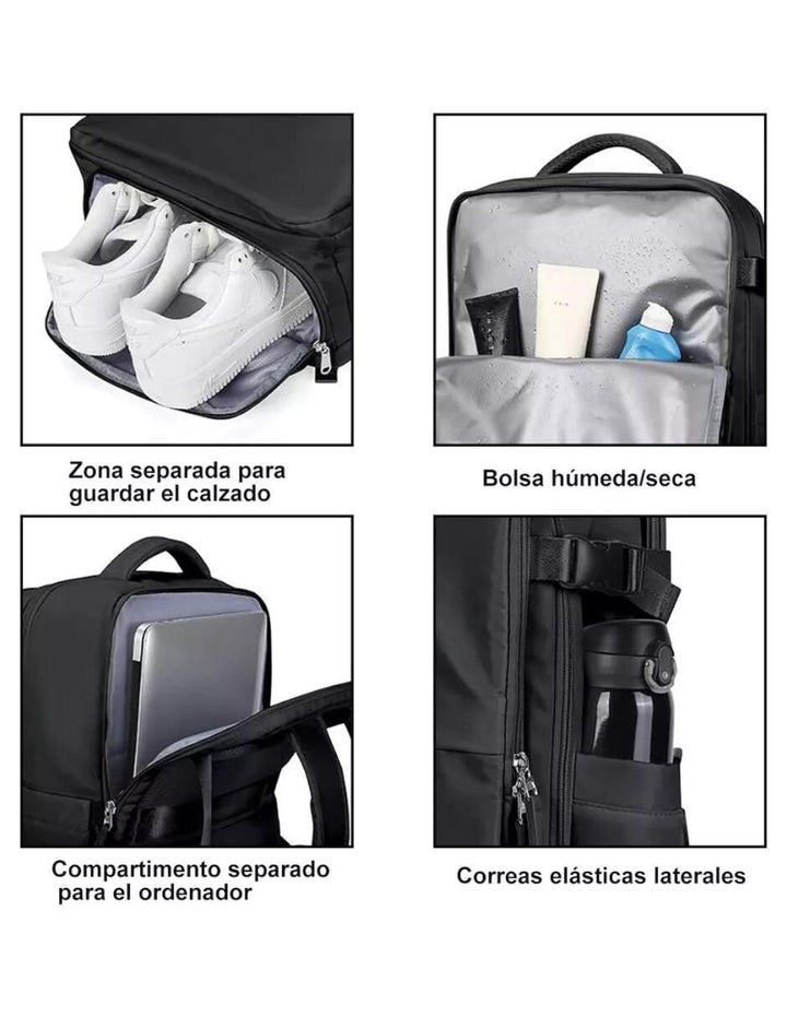 Mochila Escolar Impermeable con Compartimento Laptop - Image 4