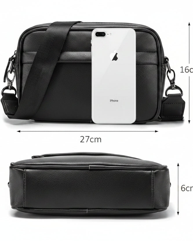 Bolsa Bandolera de Cuero para Hombre - Image 5