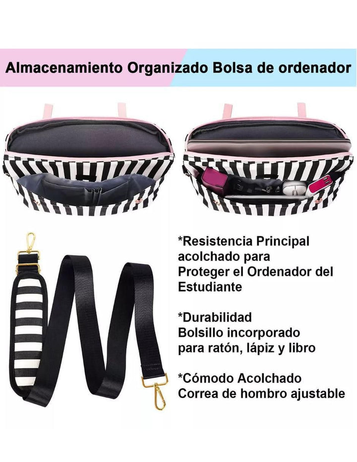 Bolsa Crossbody Mujer Organizadora Laptop - Image 5