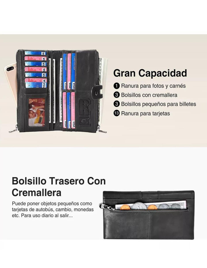 Cartera Mujer 13 Ranuras Tarjetas - Image 2