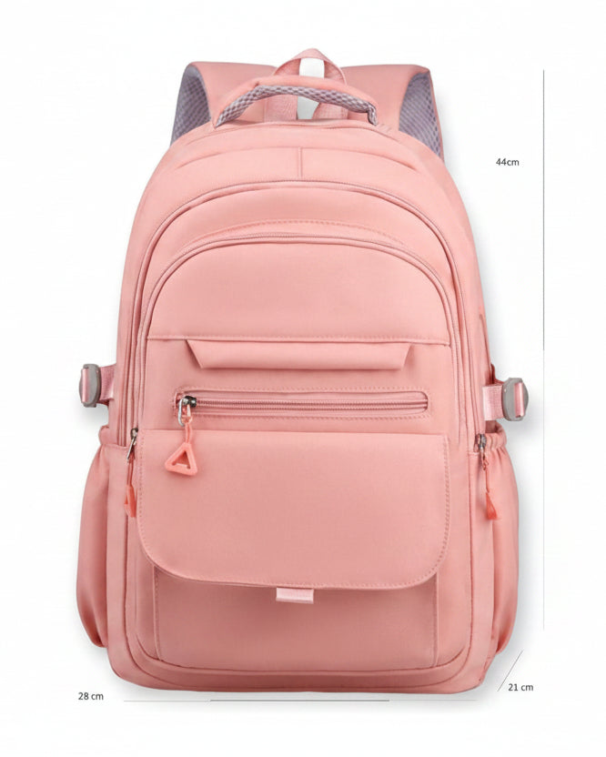 Mochila Escolar Impermeable Rosa Niña 1 Pieza - Image 5