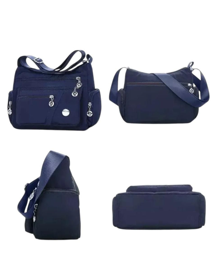 Bolsa Crossbody Mujer Azul Nylon 1 Pieza - Image 2
