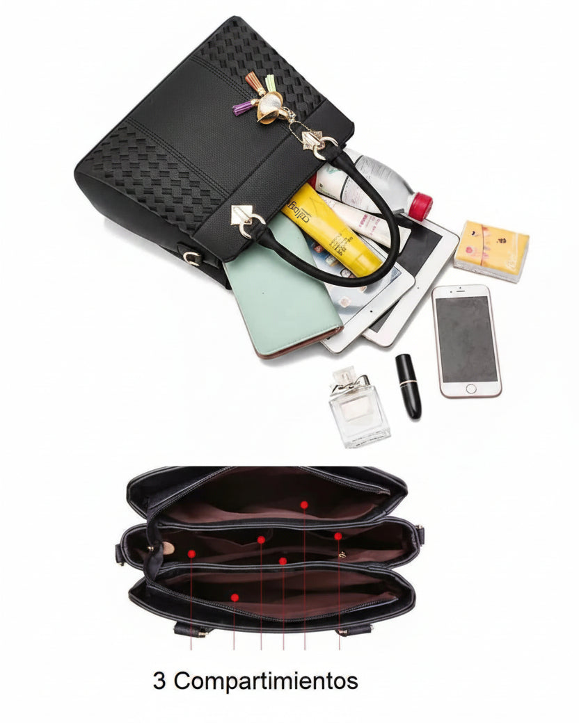 Bolsa Bandolera de Cuero para Mujer - Image 2