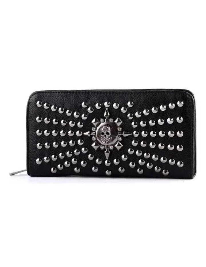 Cartera Mujer Calavera Piel Sintética - Image 1