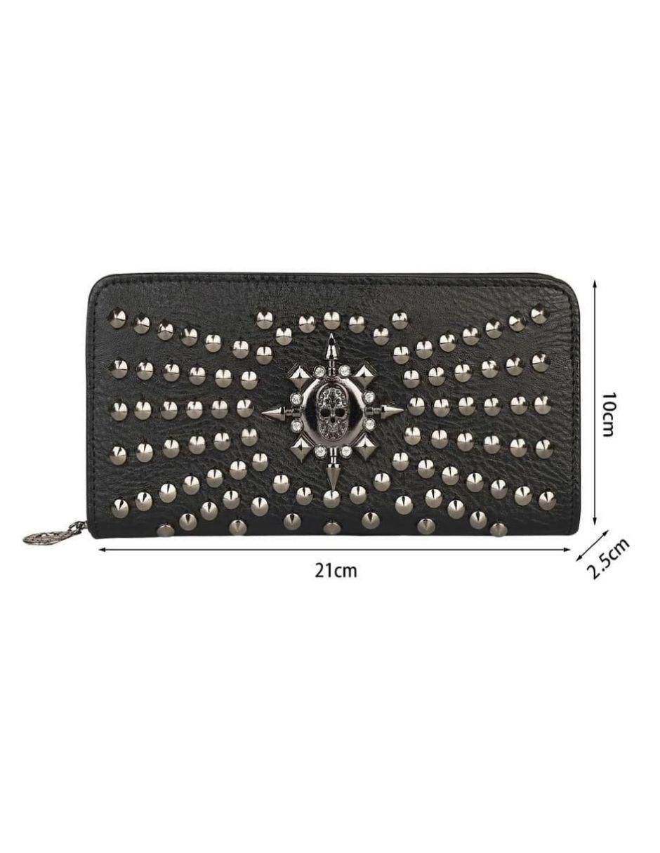 Cartera Mujer Calavera Piel Sintética - Image 5