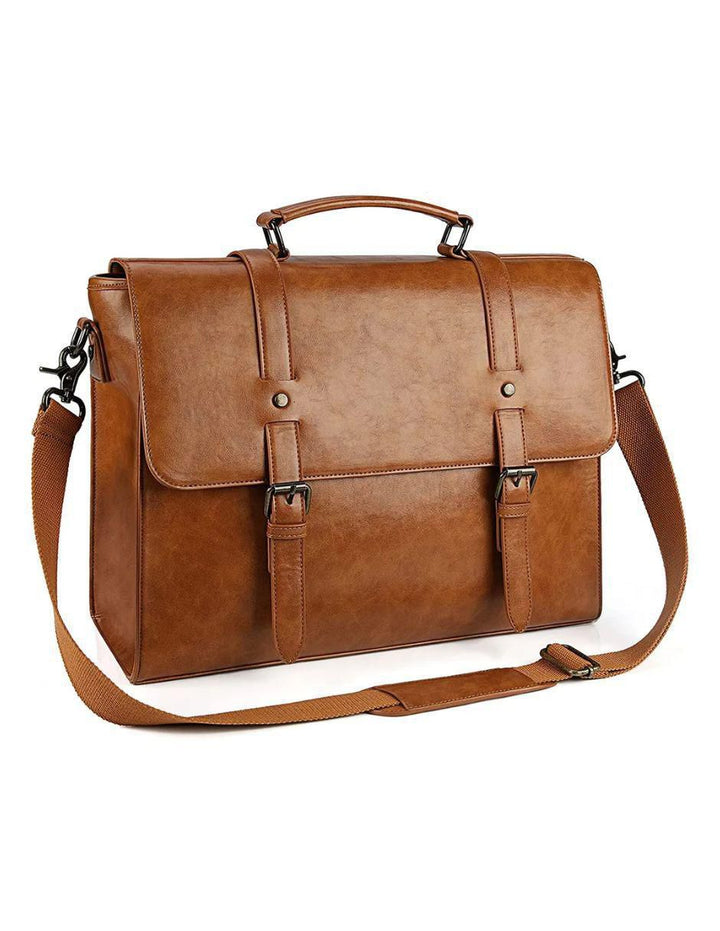 Maletín de Cuero para Laptop 15.6" y Celular - Image 3
