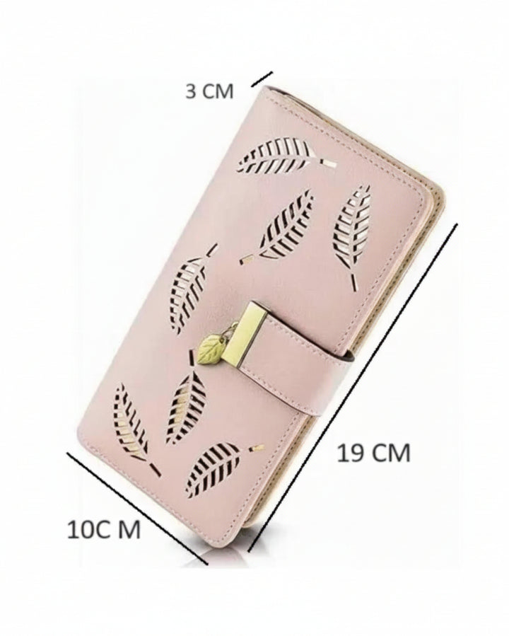 Monedero de Cuero Sintético Rosa para Mujer - Image 6