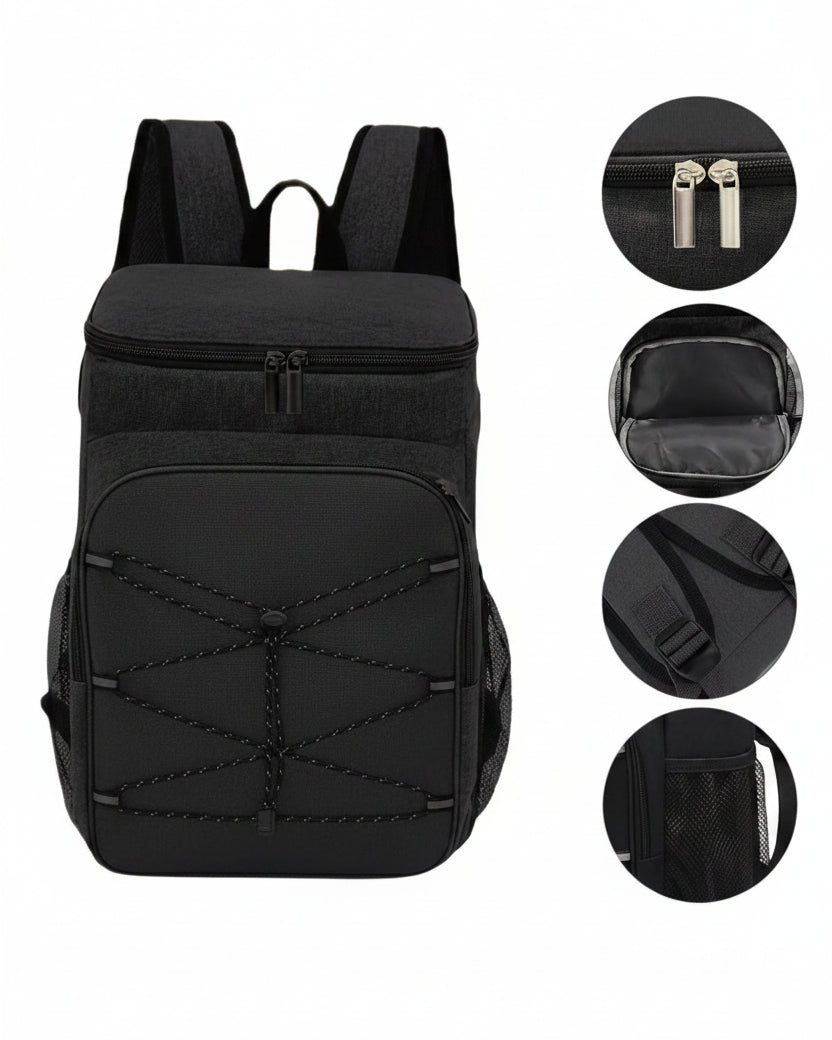 Mochila Térmica Negra para 25 Latas - Image 3