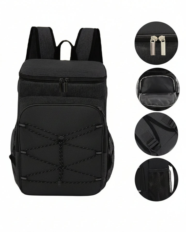 Mochila Térmica Negra para 25 Latas - Image 3