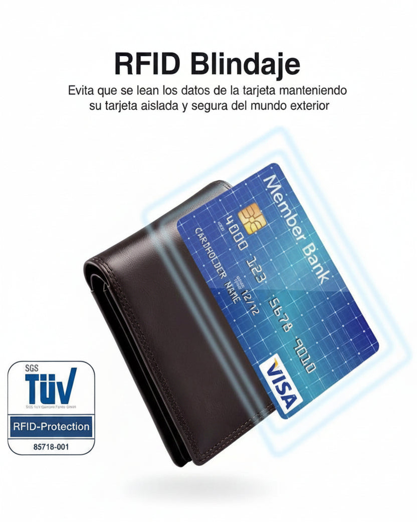 Cartera Hombre Protección RFID - Image 3