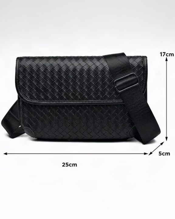 Bolsa Bandolera de Cuero Unisex
