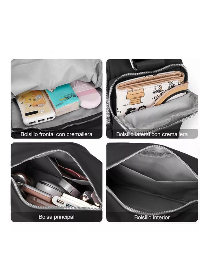 Bolsa Crossbody Lona City Lights Mujer - Image 4