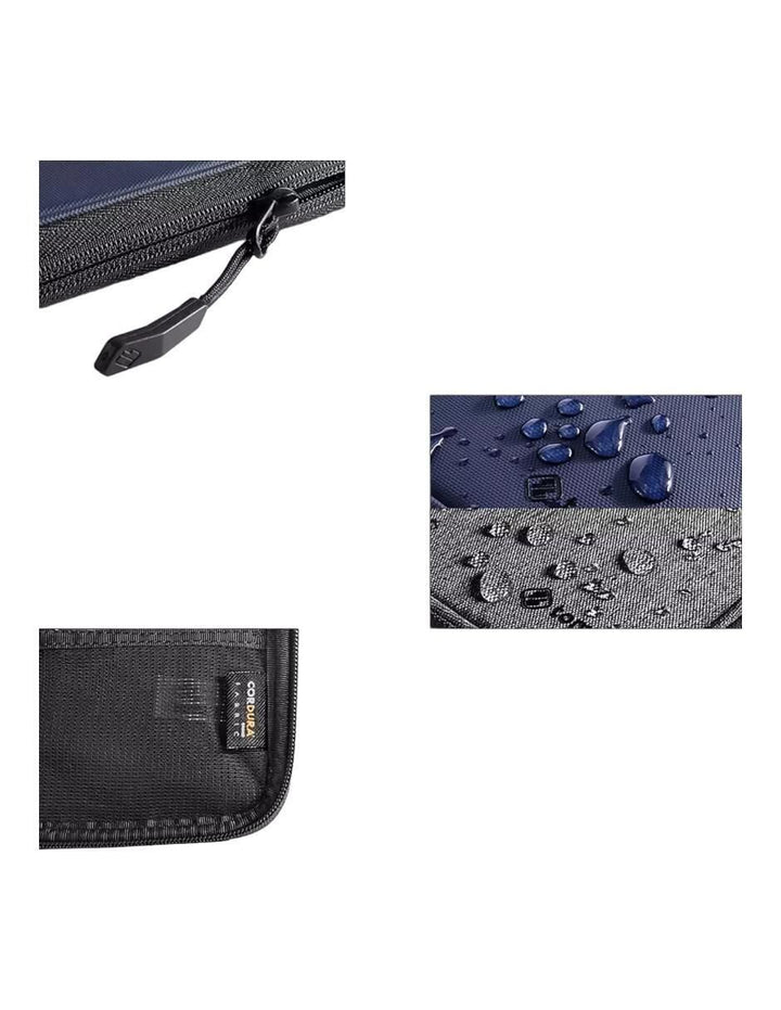 Cartera Nylon Negro Unisex 12cm - Image 2