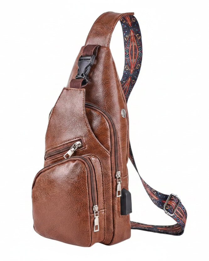 Mochila Riñonera Impermeable con Puerto USB - Image 1