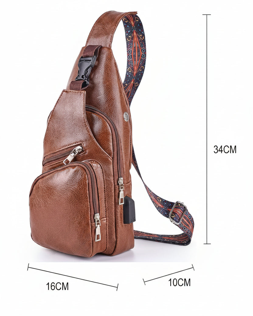 Mochila Riñonera Impermeable con Puerto USB - Image 5