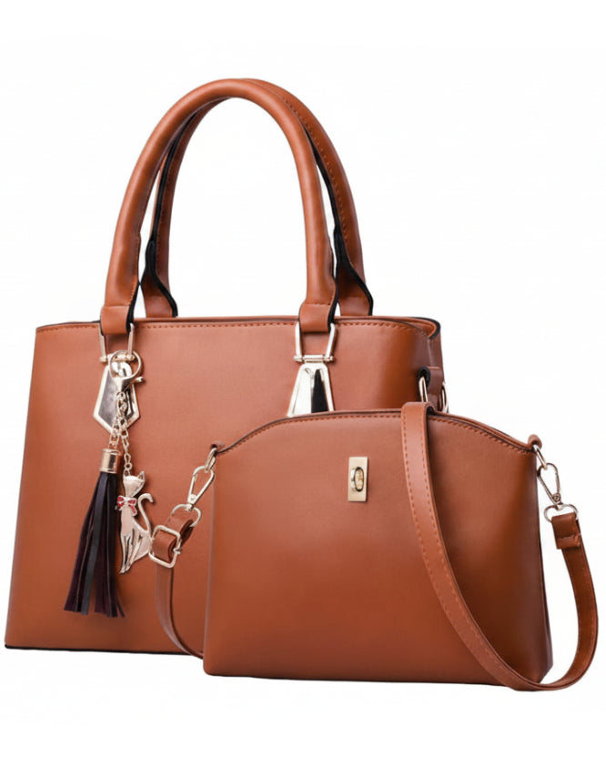 Set 2 Bolsas Tote Cuero Sintético Mujer - Image 4