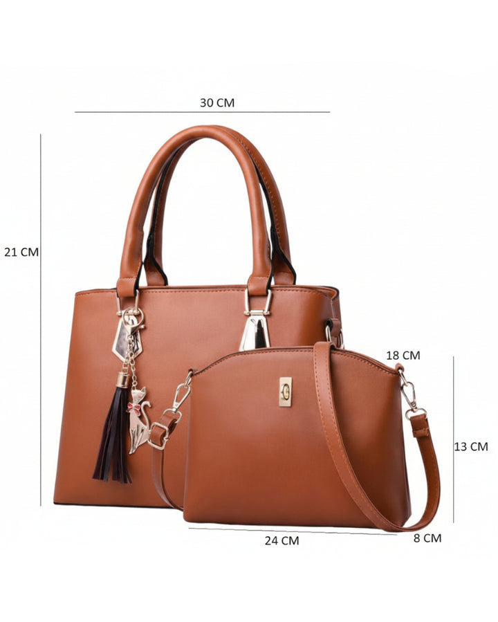 Set 2 Bolsas Tote Cuero Sintético Mujer - Image 3