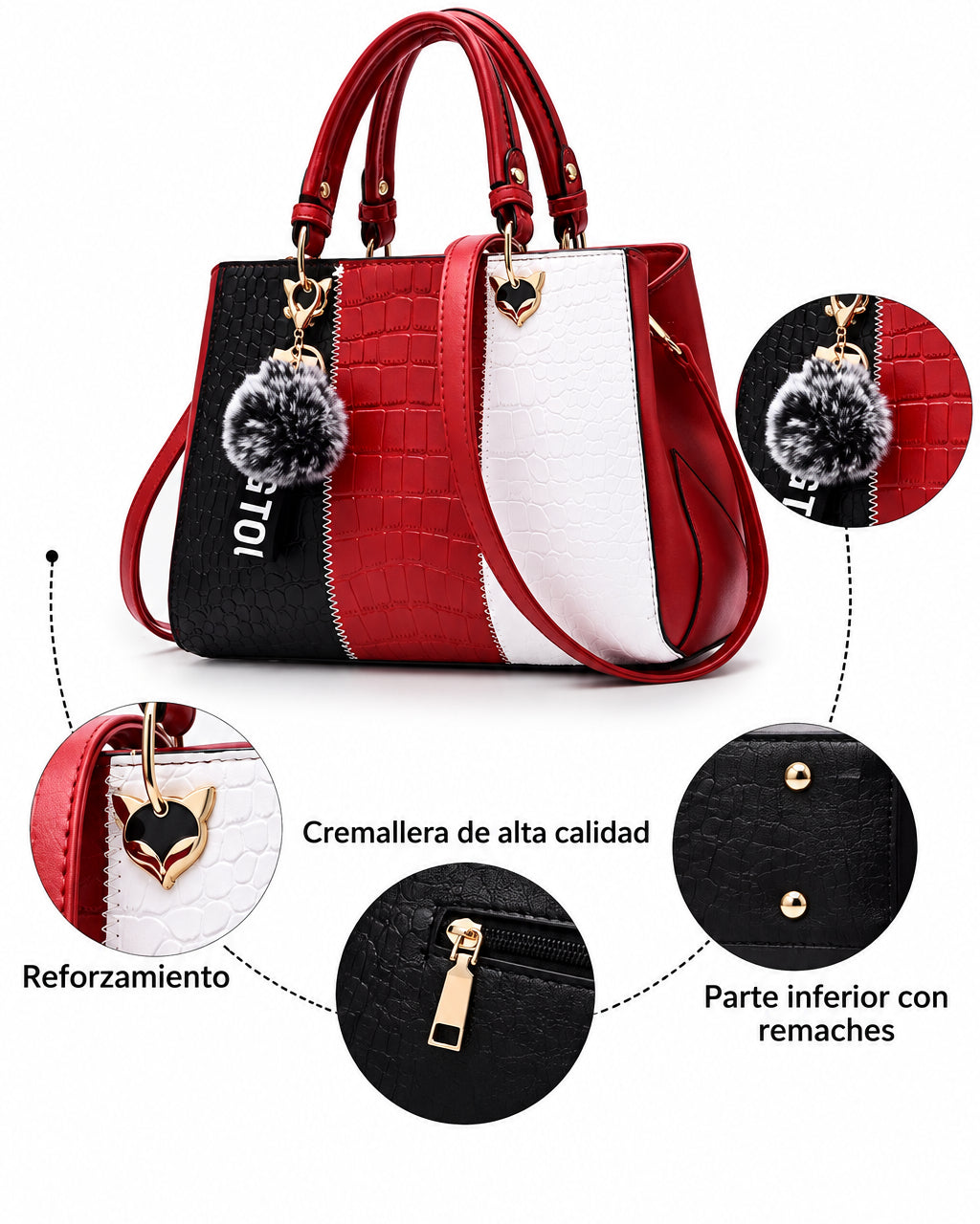 Bolsa Tote de Cuero para Mujer - Image 2