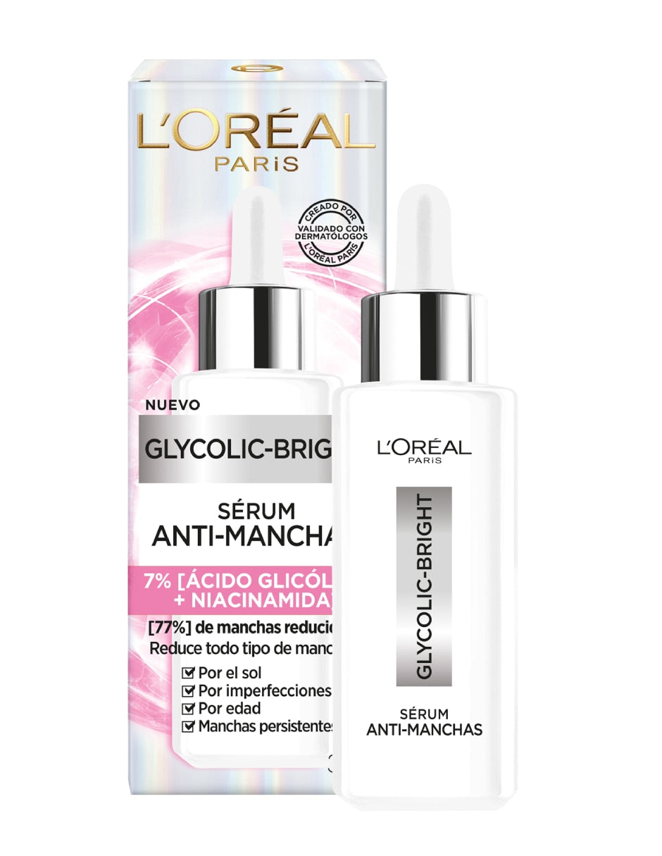 Sérum Antimanchas Glycolic Bright L'Oreal Paris - Image 1