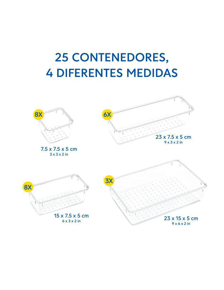 Set Organizador de Charolas 3 Piezas - Image 3