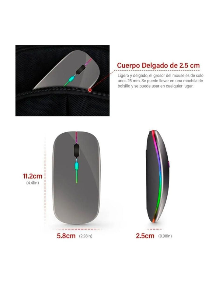 Mouse Gamer Inalámbrico Cómodo USB - Image 4