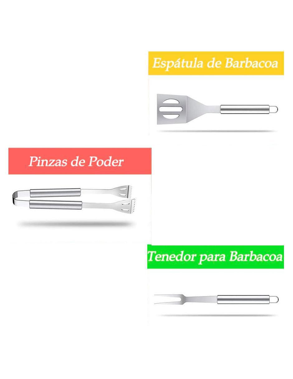 Set Utensilios Parrilla Acero Inoxidable 6 Piezas - Image 5