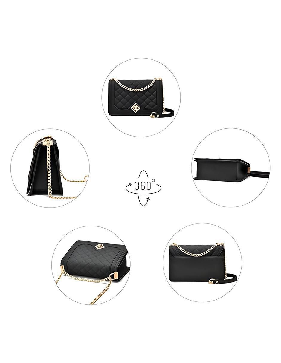 Bolsa Crossbody Blackgold Mujer Poliuretano - Image 2