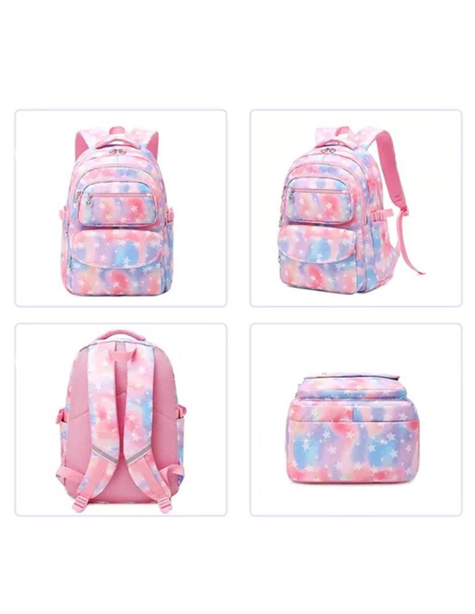 Mochila Escolar Impermeable Rainbow Star Unisex - Image 2