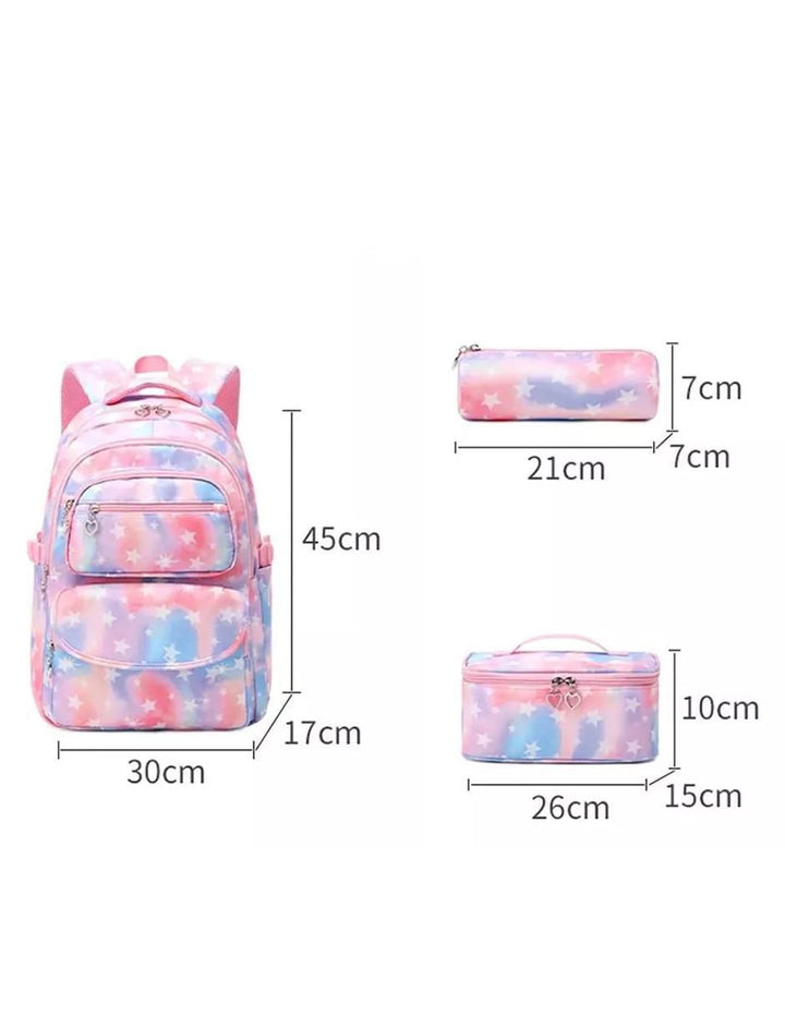 Mochila Escolar Impermeable Rainbow Star Unisex - Image 5