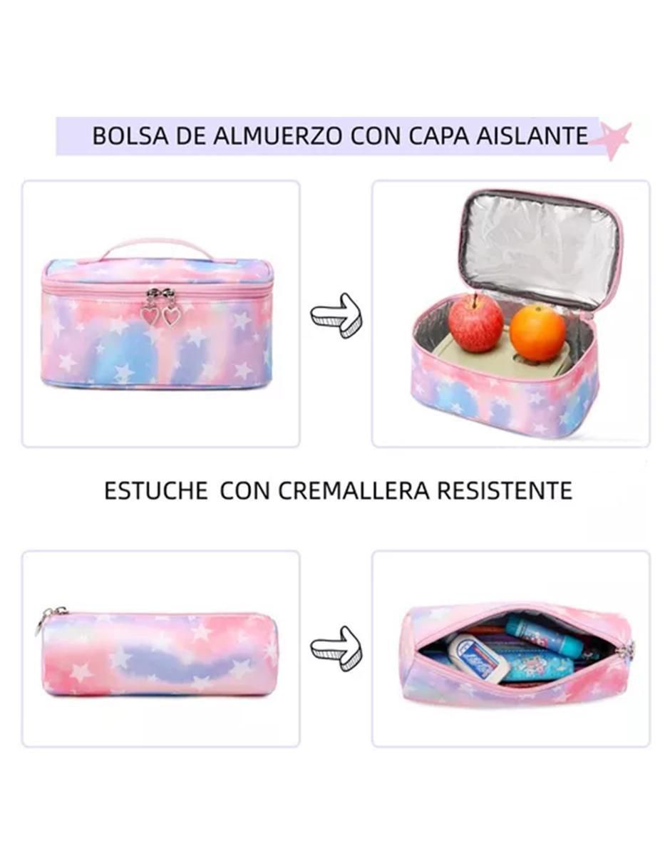 Mochila Escolar Impermeable Rainbow Star Unisex - Image 4