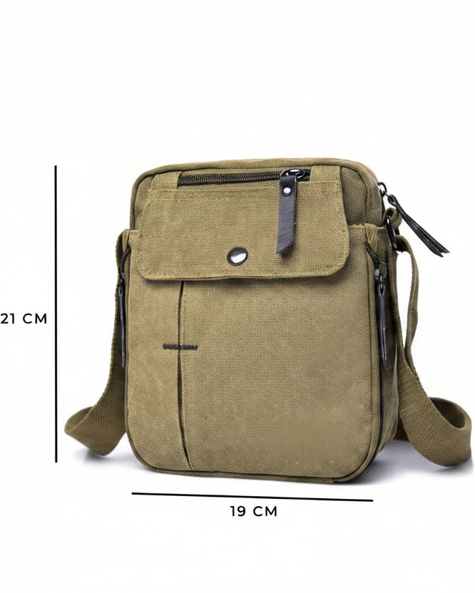 Bolsa Crossbody Lona Hombre Casual - Image 4