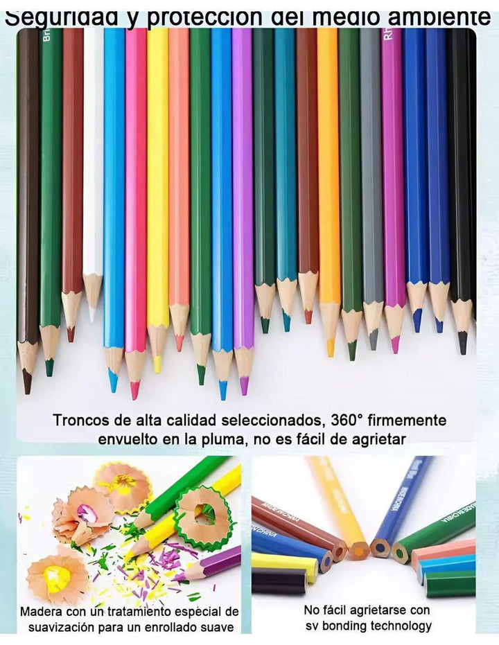 Lápices de Color Aceite Set 50 Piezas - Image 3