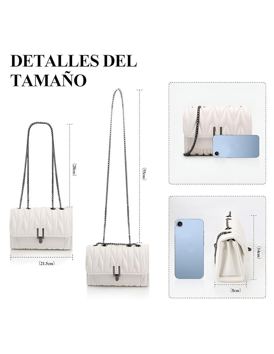 Bolsa Crossbody Acolchada para Mujer - Image 6