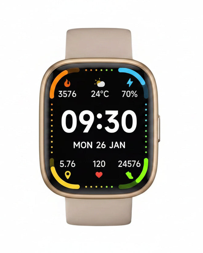 Smartwatch para Mujer con GPS Rosa Táctil - Image 1