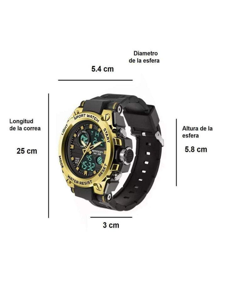 Reloj Táctico Militar Doble Esfera Deportivo - Image 5