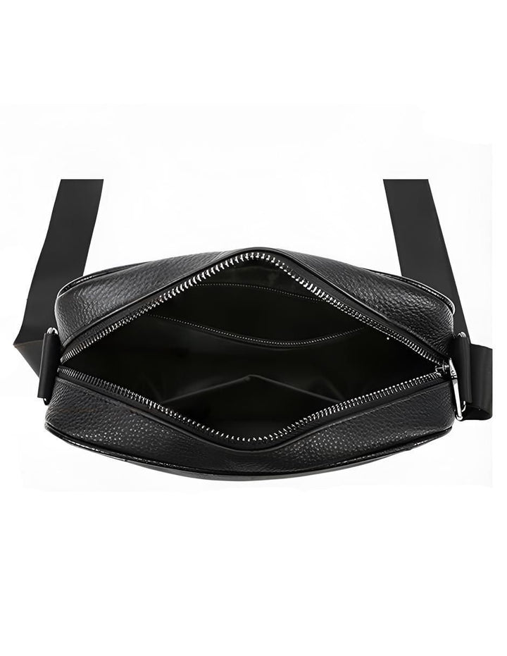 Bolsa Bandolera Piel Impermeable Hombre - Image 4