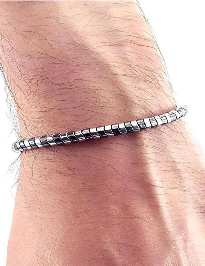 Pulsera Hematita Brillante Hombre - Image 2