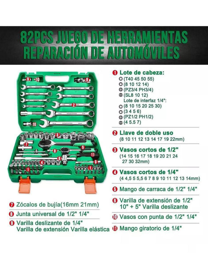 Kit de Herramientas 30 Compartimentos para Auto - Image 4
