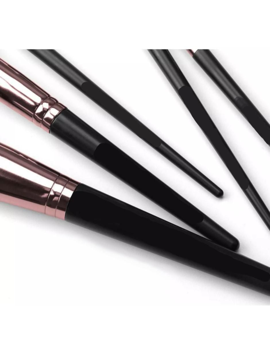 Brochas Maquillaje Fibra Sintética Set 15 piezas - Image 2