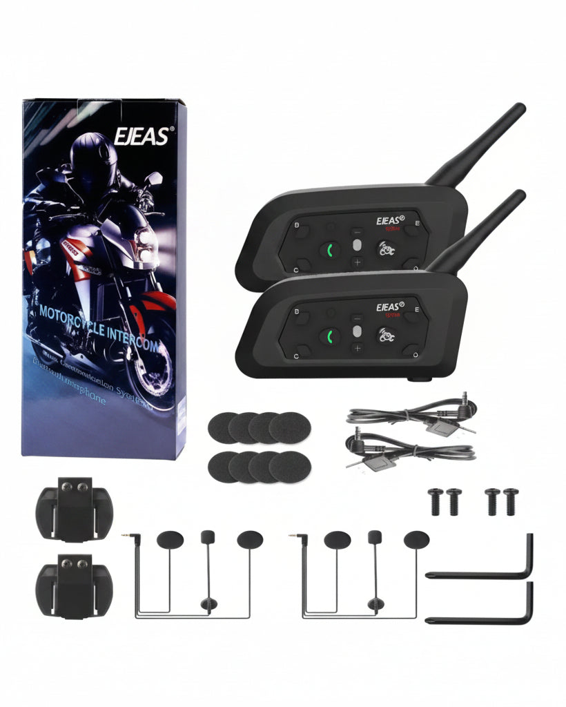 Intercomunicador Bluetooth Impermeable Negro - Image 3