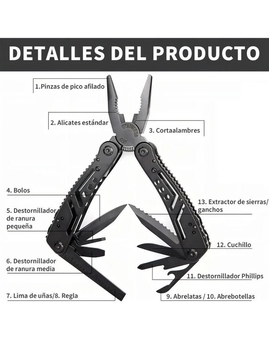 Navaja Multiherramienta 24 en 1 para Campismo - Image 3