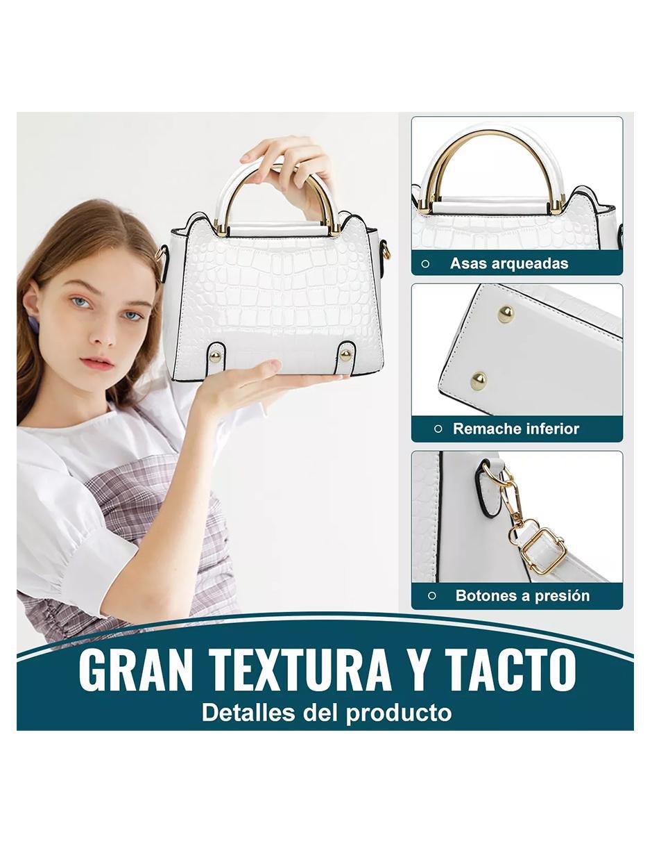 Bolsa Crossbody Piel Sintetica Mujer - Image 4