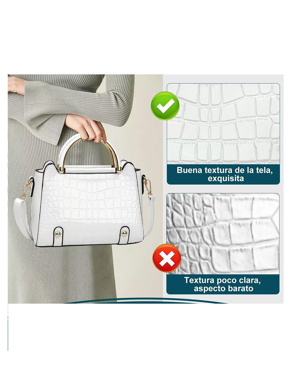 Bolsa Crossbody Piel Sintetica Mujer - Image 5