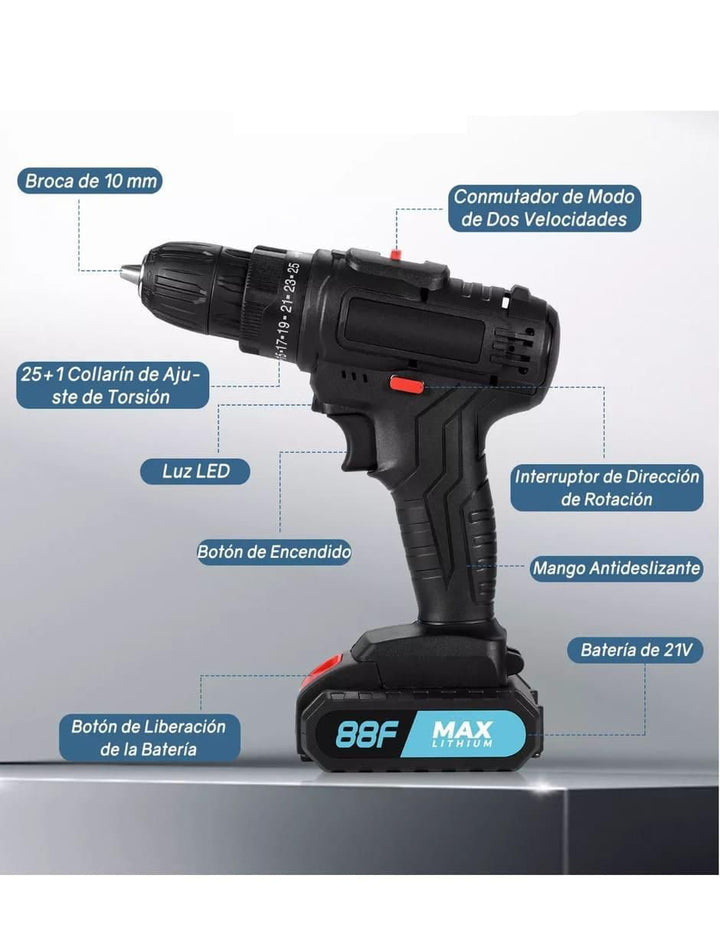 Taladro Inalámbrico 21V 300W Profesional - Image 2