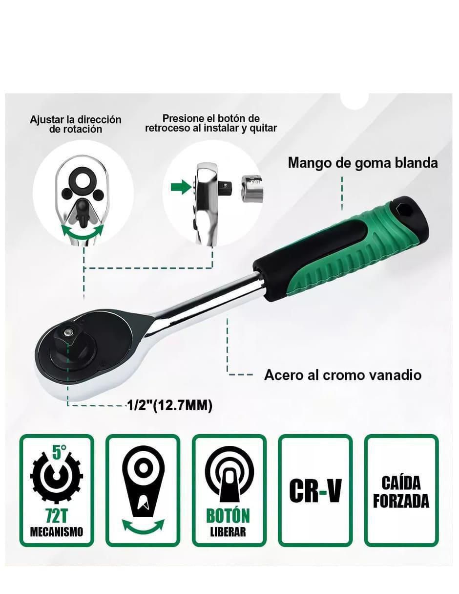 Juego de Dados Herramientas 14 Piezas - Image 3
