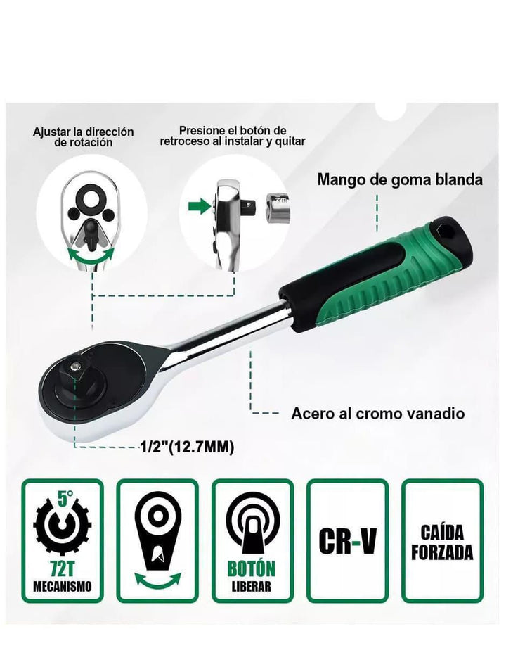 Juego de Dados Herramientas 14 Piezas - Image 3