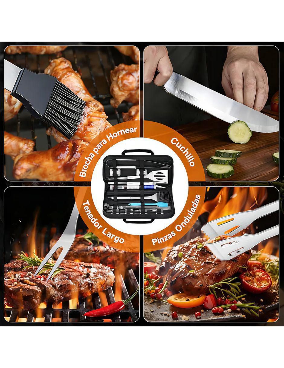 Set Coctelero Acero Inoxidable 29 Piezas - Image 2