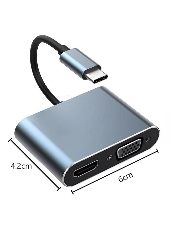 Adaptador USB-C 4 en 1 HDMI VGA USB 3.0 - Image 5