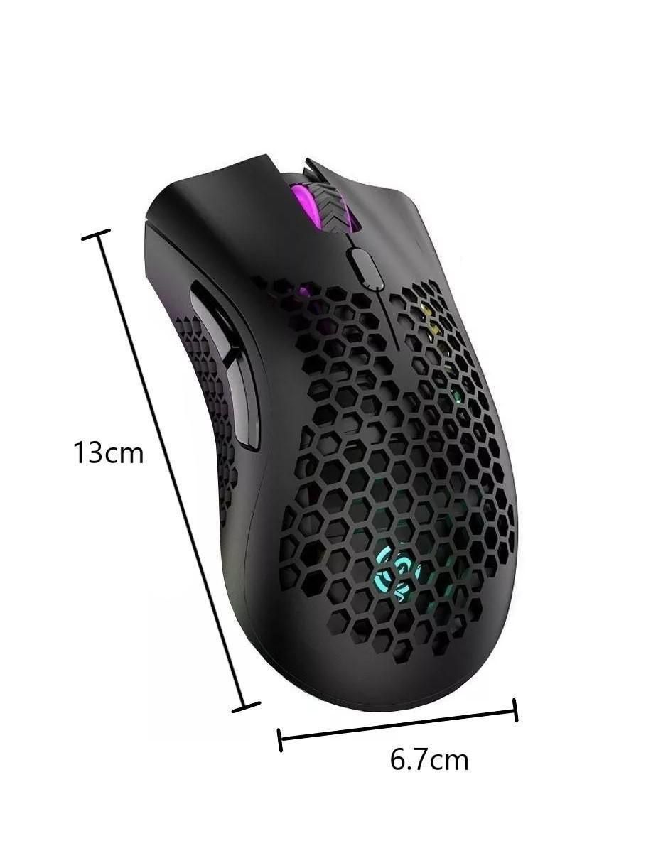 Mouse Gamer Negro Ergonómico - Image 6
